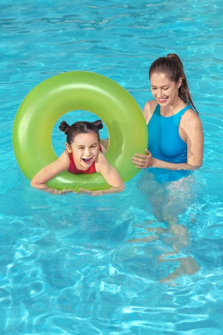 Neon Green Floating Ring for Kids