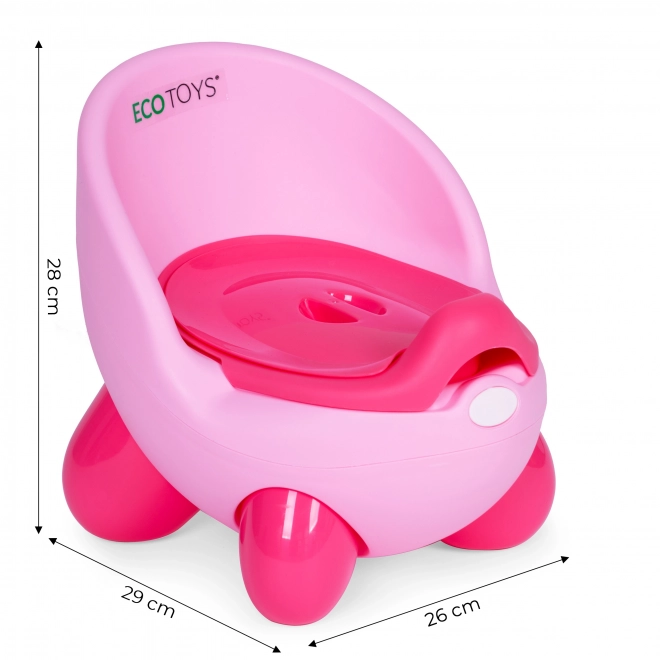 Pink Potty Toilet Seat for Children by Ecotoys