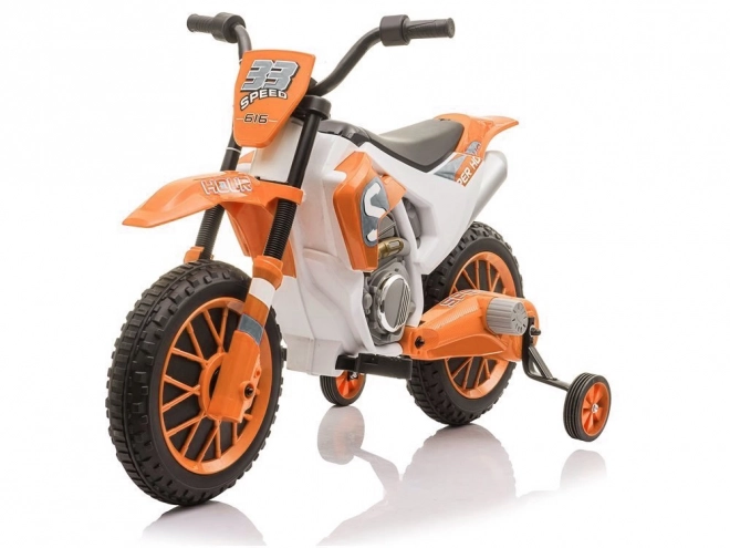 Battery-Powered Motorcycle - Orange