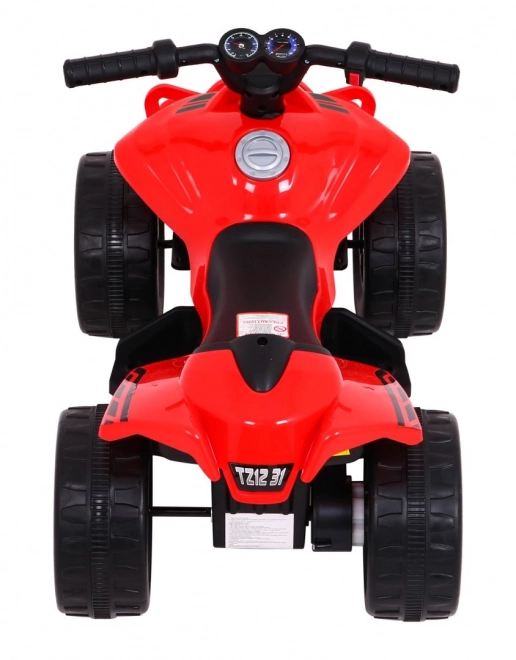 Quad Little Monster Battery-Powered Ride-On for Young Children - Red