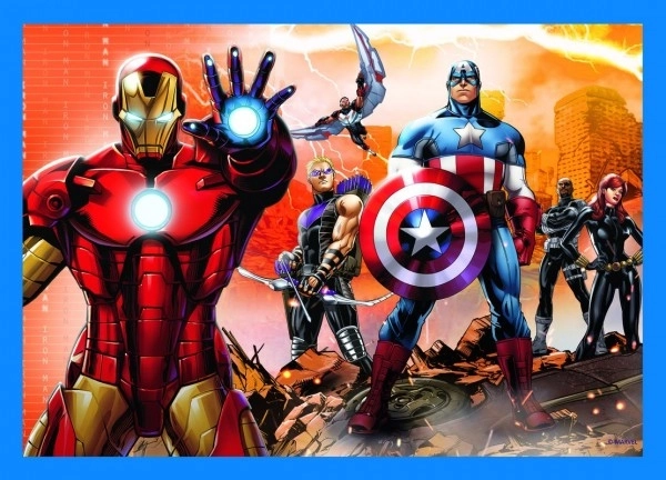 Brave Avengers 4 in 1 Puzzle by Trefl