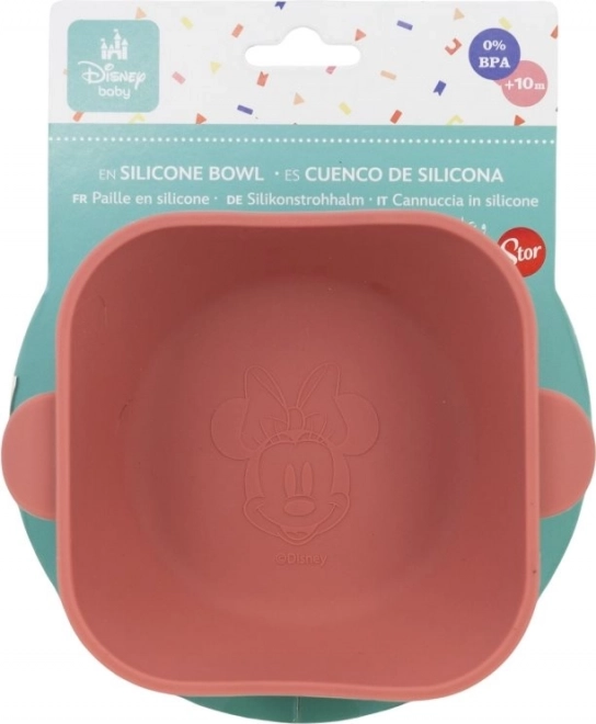 Silicone Bowl with Suction Minnie