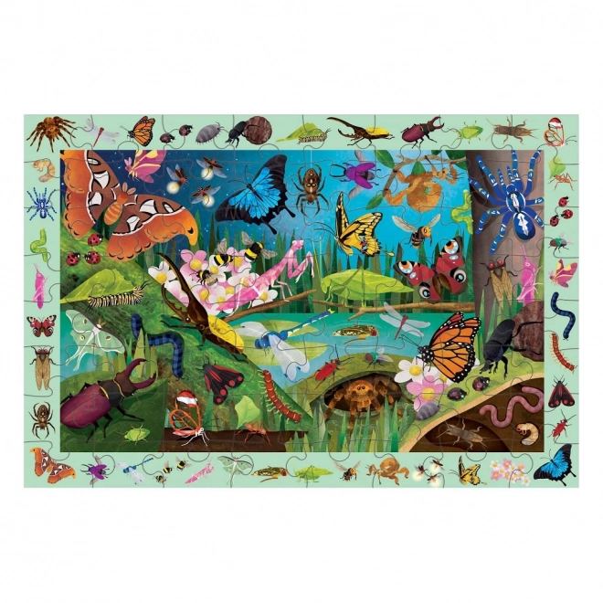 Mudpuppy Beetles and Butterflies Puzzle 64 Pieces