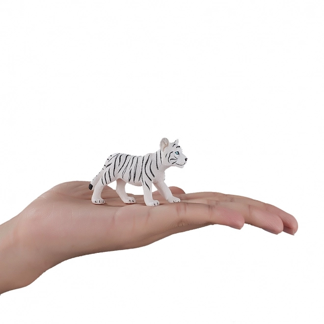 White Bengal Tiger Cub Figurine