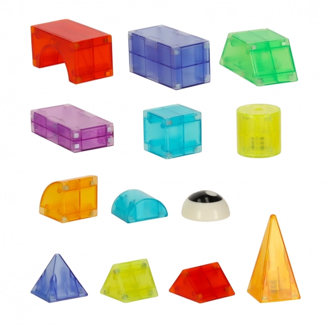 Glowing Magnetic Blocks Set