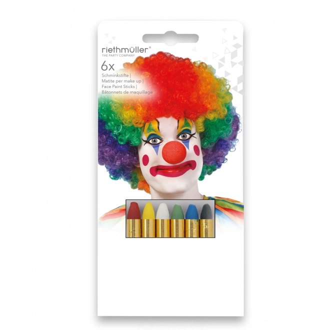 Face Paint Sticks - Set of 6