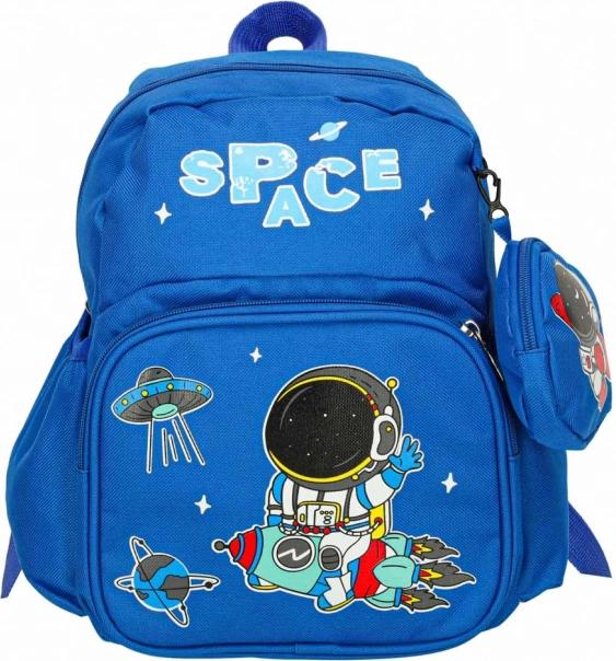 Dětský batoh astronaut pro předškoláky 30x14x23 cm