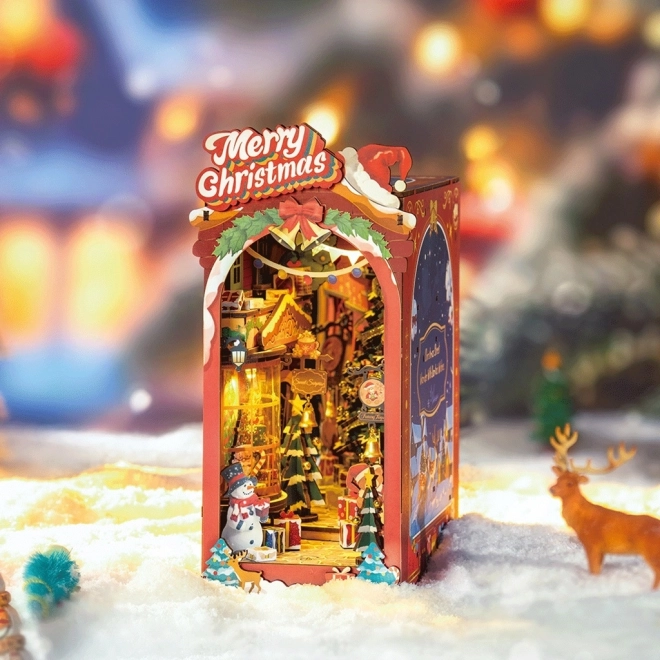 3D Puzzle Bookend Christmas Lane