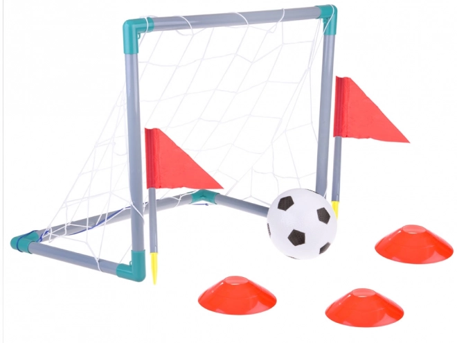 Children's Soccer Goal Set with Ball and Cones