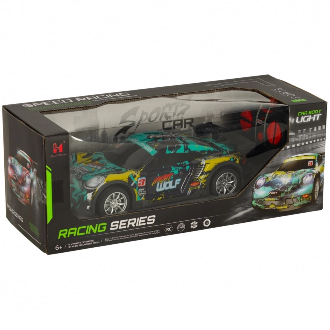 Remote Control Sport Car - Blue and Green