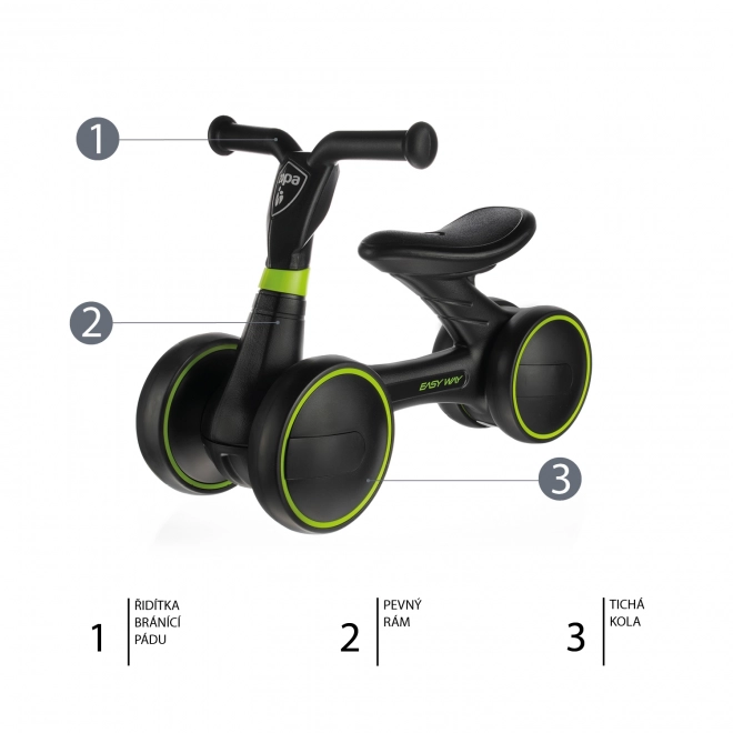 Balance Bike Race Green