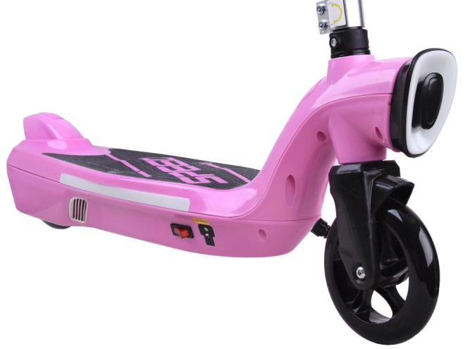 Electric Scooter with LED Lights – pink