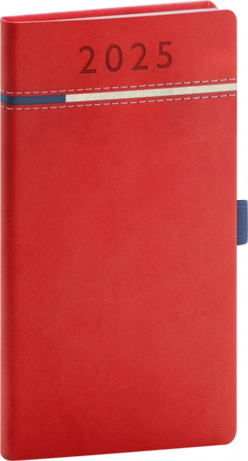 Notique Pocket Diary 2025 Red and Blue