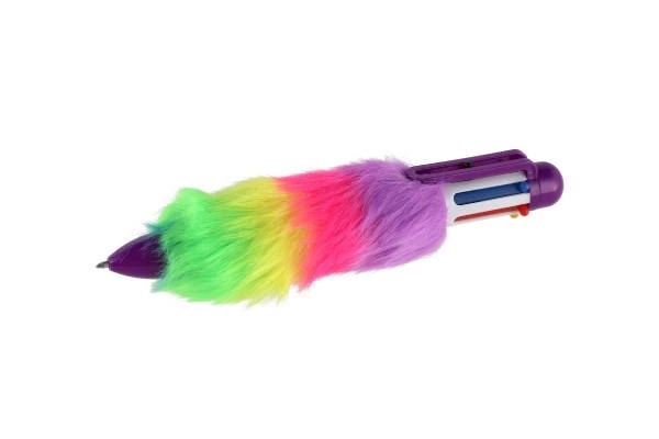 Colorful Plush Pen with Six Colors