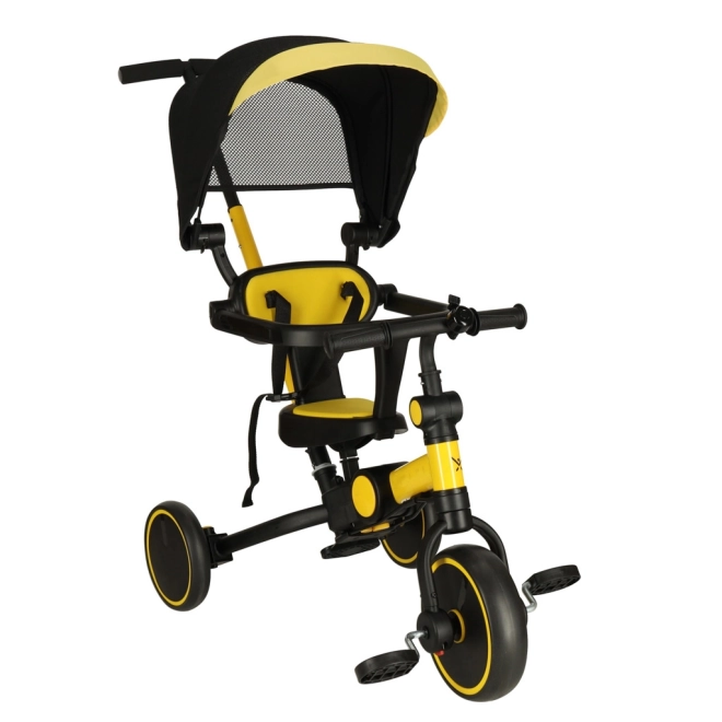 Yellow and Black Trike Fix V4 with Canopy – Yellow and Black