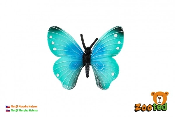 Tropical Butterfly Morpho Helena Plastic Model