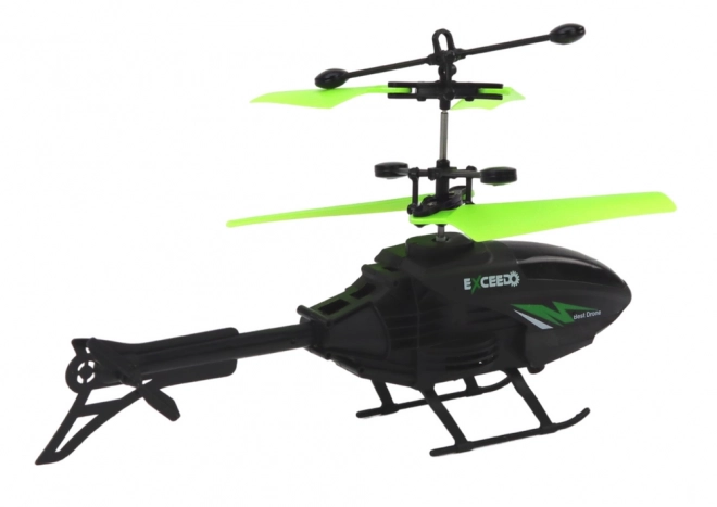 Hand-Controlled Drone Black and Green