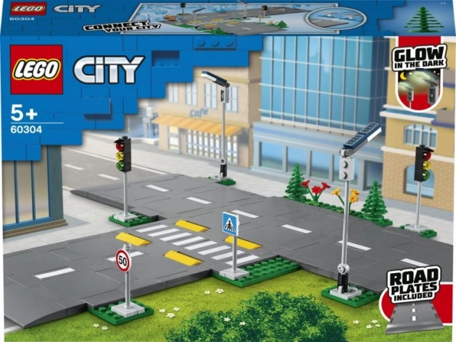 Lego City Road Plates Set