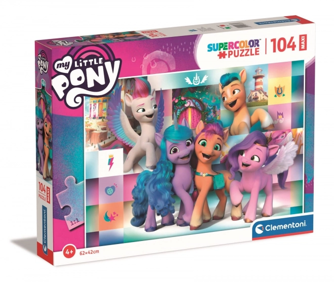 Clementoni Puzzle My Little Pony Fun Crew Maxi 104 Pieces