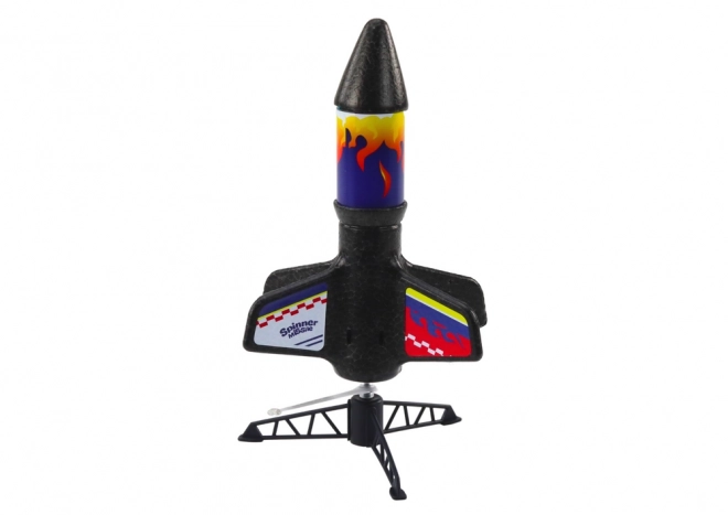 Flying Foam Rocket with Parachute and LED