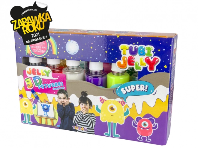 Tubi Jelly Monster Craft Set 6 Colors