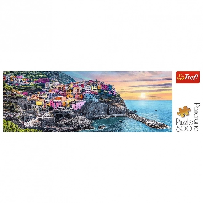 Panorama Puzzle Vernazza Sunset Italy