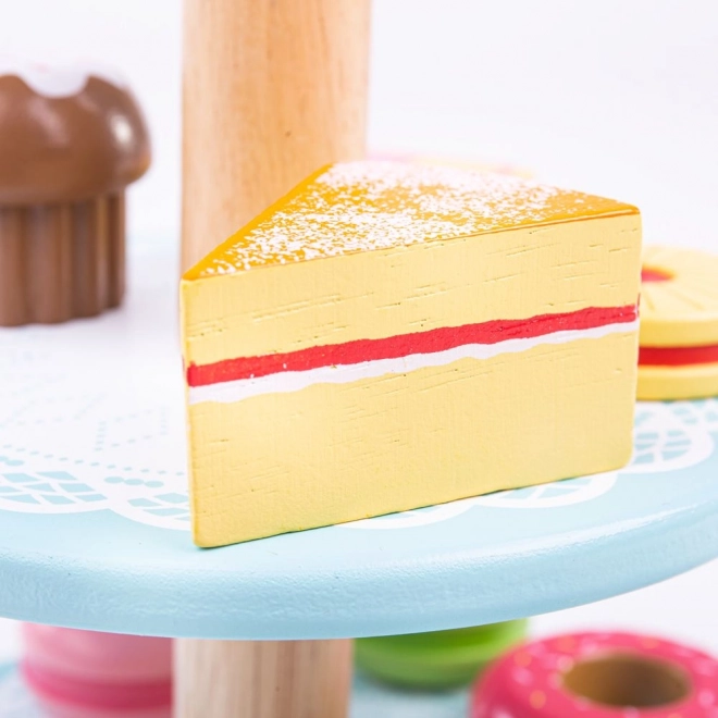 Bigjigs Toys Cake Stand with Treats