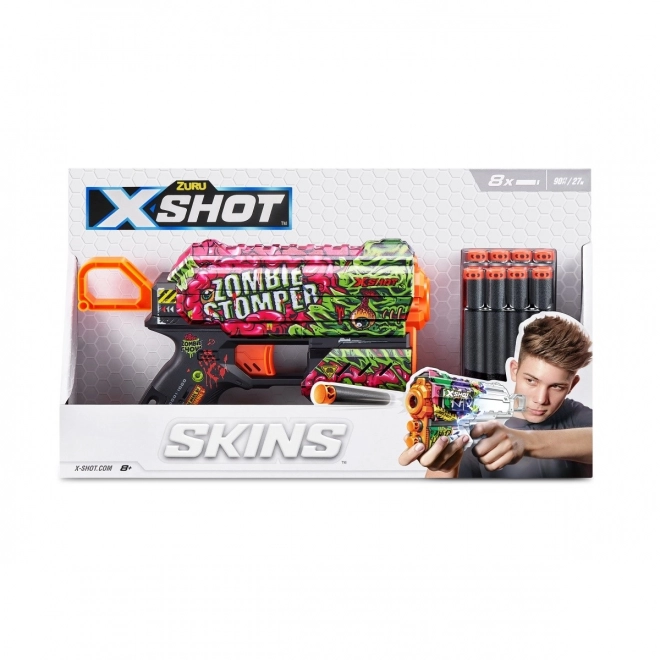 X-Shot Skins Flux Blaster 8 Darts Design A