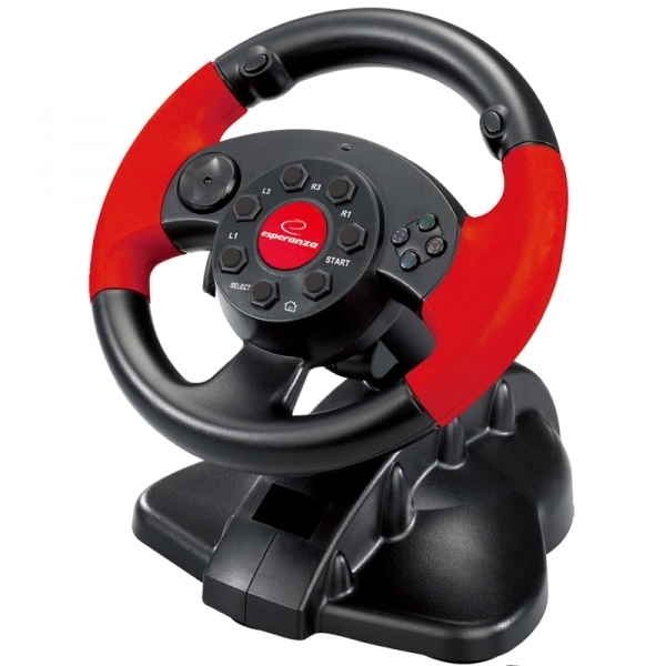 Steering Wheel for PC and PlayStation - Vibration Force