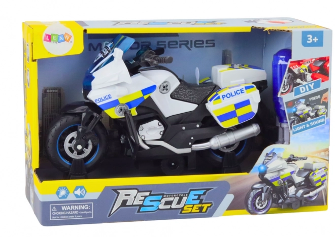 DIY Police Motorcycle with Lights and Sounds