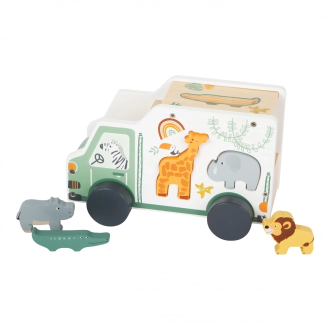 Small Foot Safari Shape Sorter Car