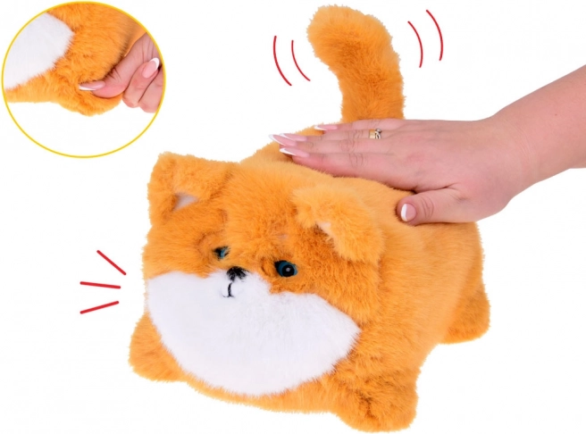 Interactive Plush Dog Pulpet, Barks and Moves Eyes, Records Sounds