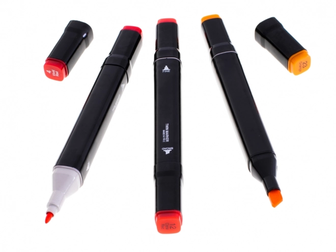 Dual-Tip Alcohol Markers Set in Case