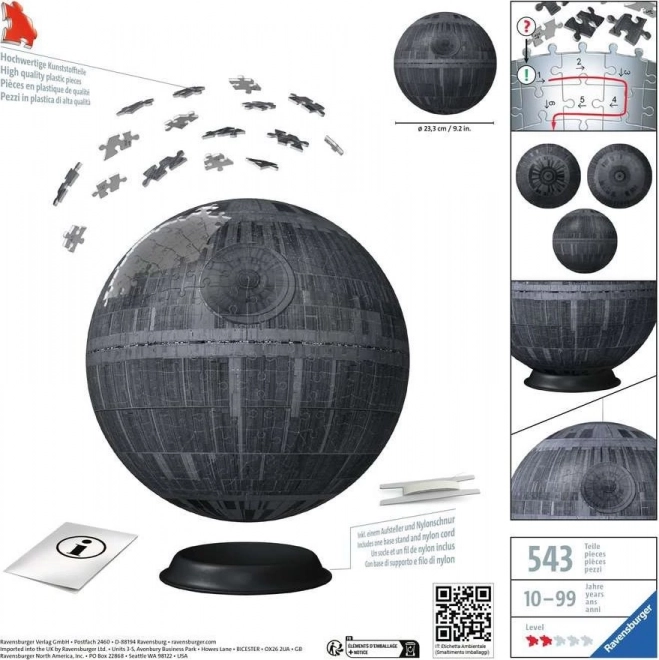 3D Death Star Puzzle Ball