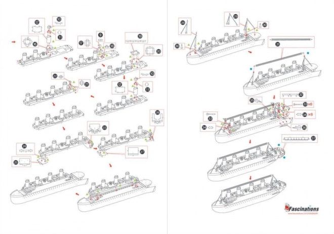 3D Model Puzzle Titanic