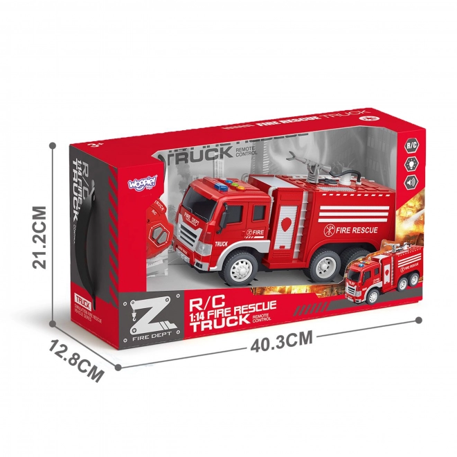 Woopie Remote Controlled Fire Truck RC with Water Spraying Function