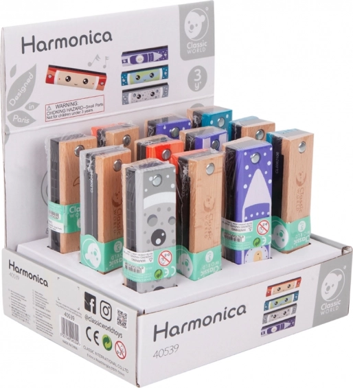 Classic World fa harmonika gyerekeknek