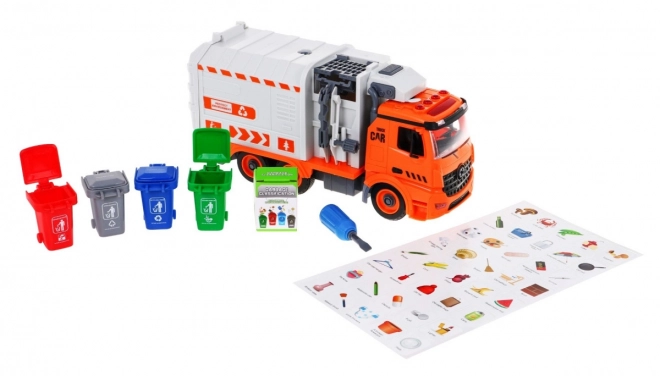 Interactive Garbage Truck Toy with Ecology Learning for Kids 3+