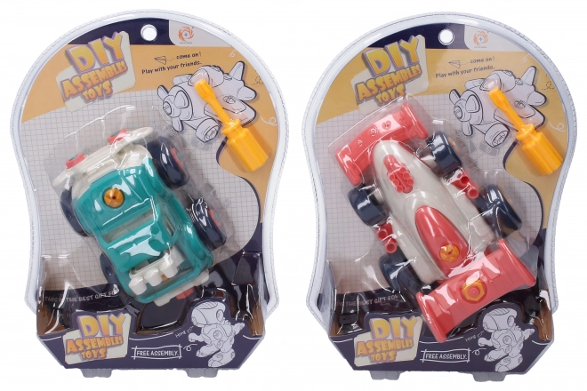 Screwable Vehicle Set with Tool