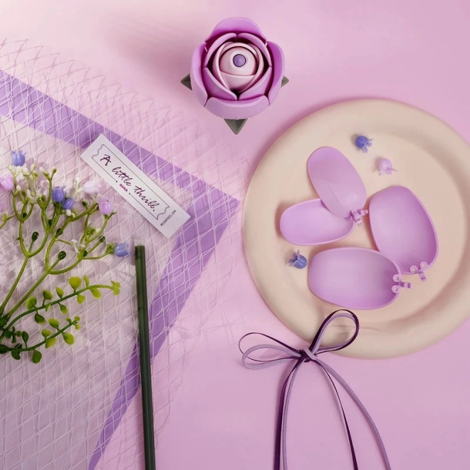 3D Puzzle Purple Rose