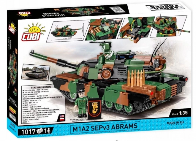 Cobi Abrams Tank M1A2 SEPv3 Model Kit