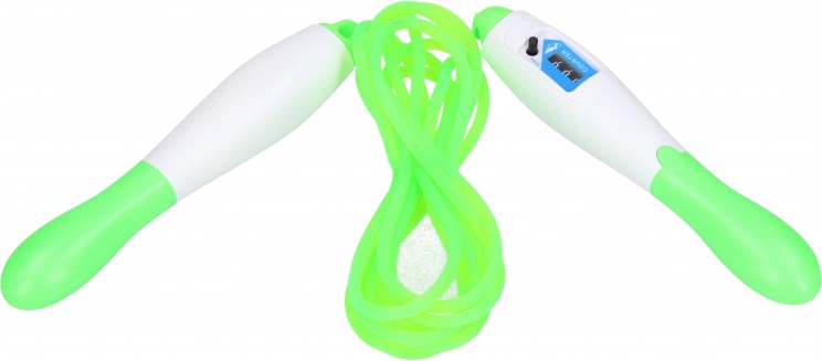 Jump rope with plastic rope and mechanical counter 280 cm
