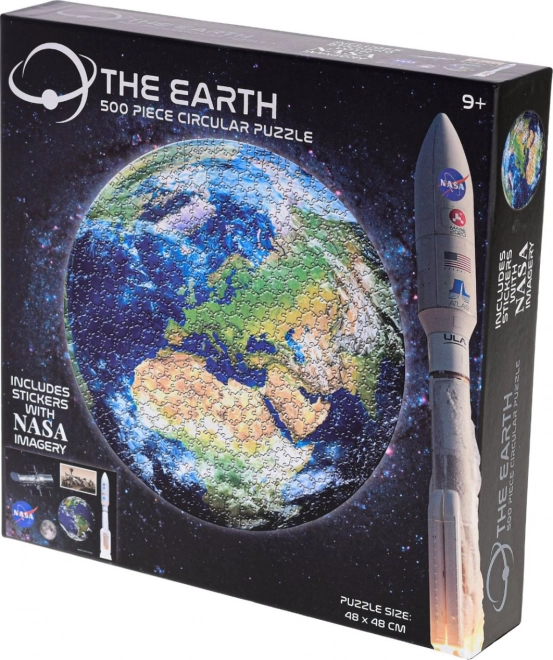 Round Puzzle NASA Earth 500 Pieces