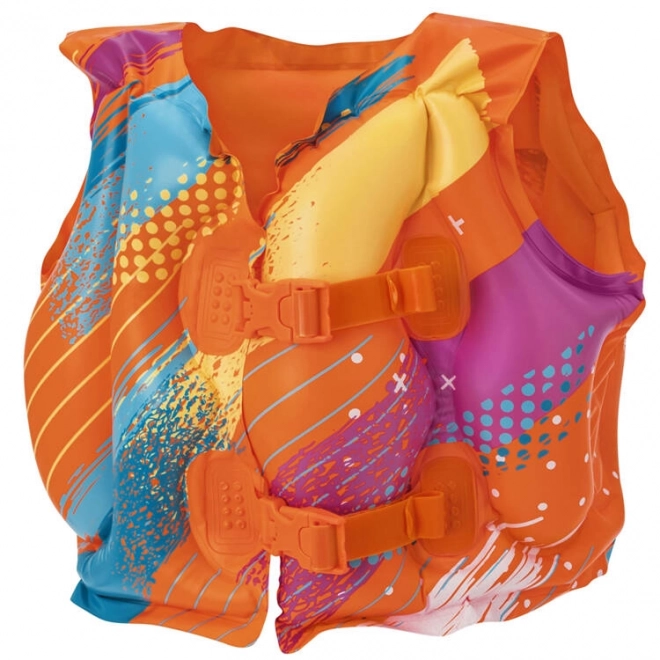 Inflatable Colorful Swim Vest for Kids