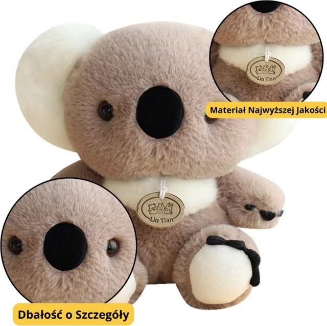 Plyšová Hračka Koala Šedá 23 cm