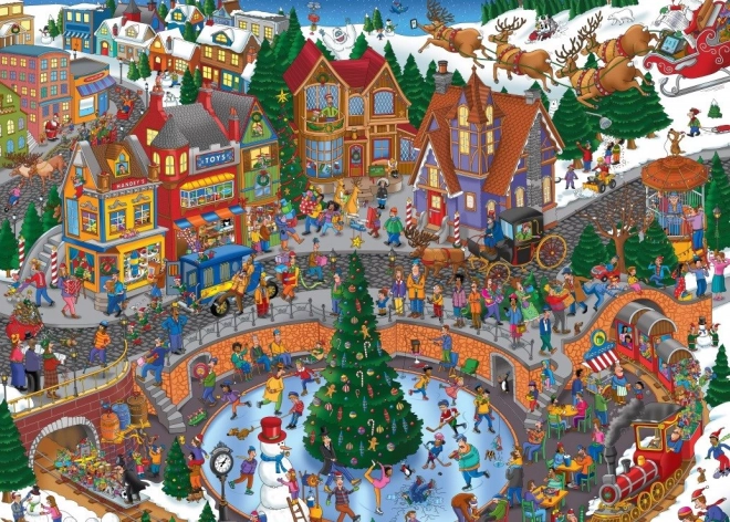 Grafika Christmas Chaos Puzzle 500 Pieces