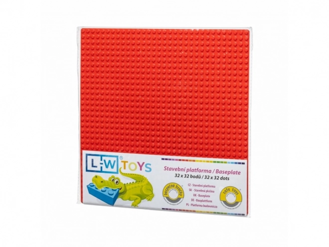 L-W Toys Base Plate 32x32 Red