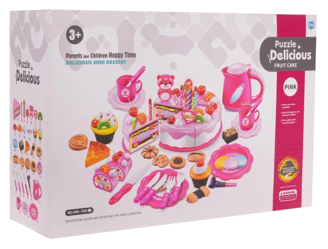 Birthday Party Cake Set Pink