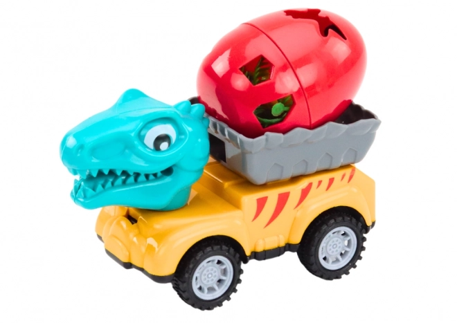 Dinosaur Car with Trailer and Egg Playset