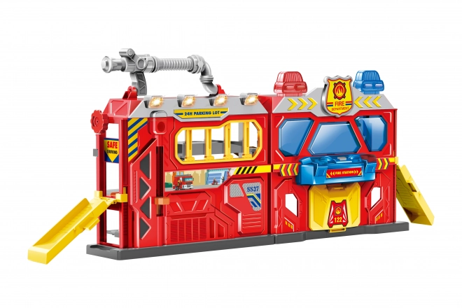 Portable Fire Station Playset